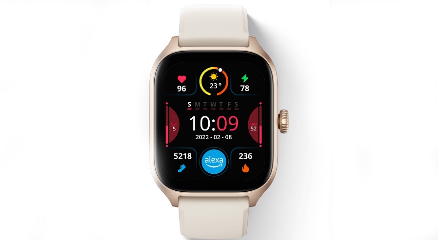 Smartwatch amazfit gts rose pink hotsell